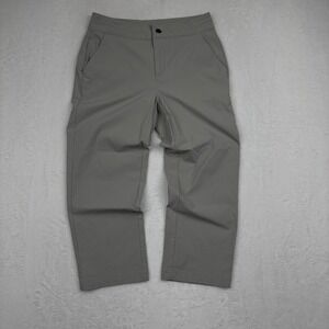 Columbia Gray Outdoor Hiking Pants Mens Size 29x23 Straight Leg Lightweight